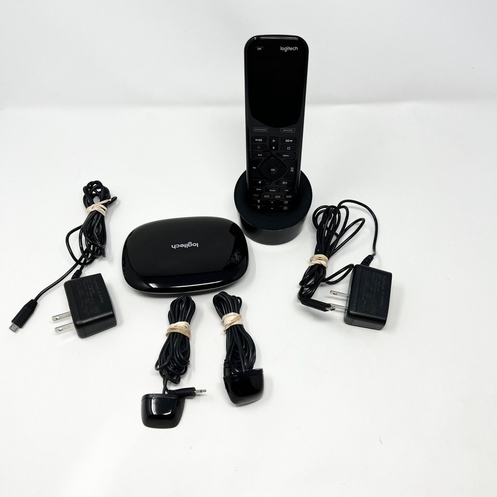 Logitech Harmony Elite Universal Remote Control with Hub and IR Blasters Black